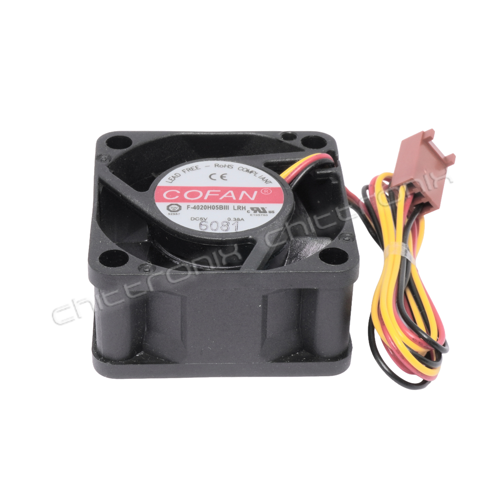 พัดลม ระบายความร้อน 1.5 นิ้ว 5V 0.38A ยี่ห้อ COFAN รุ่น F-4020H05BIII ราคา ถูกที่สุด ดีลบีเคเค แกลเลอรีภาพที่ 3