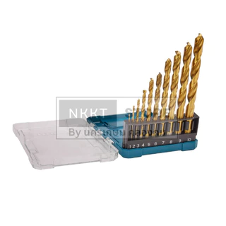 MAKITA ชุดดอกสว่านเจาะเหล็ก D-72855 HSS-TiN 13 ดอก/ชุด Set ของแท้พร้อมส่งโดยตัวแทนจำหน่าย ส่งด่วน