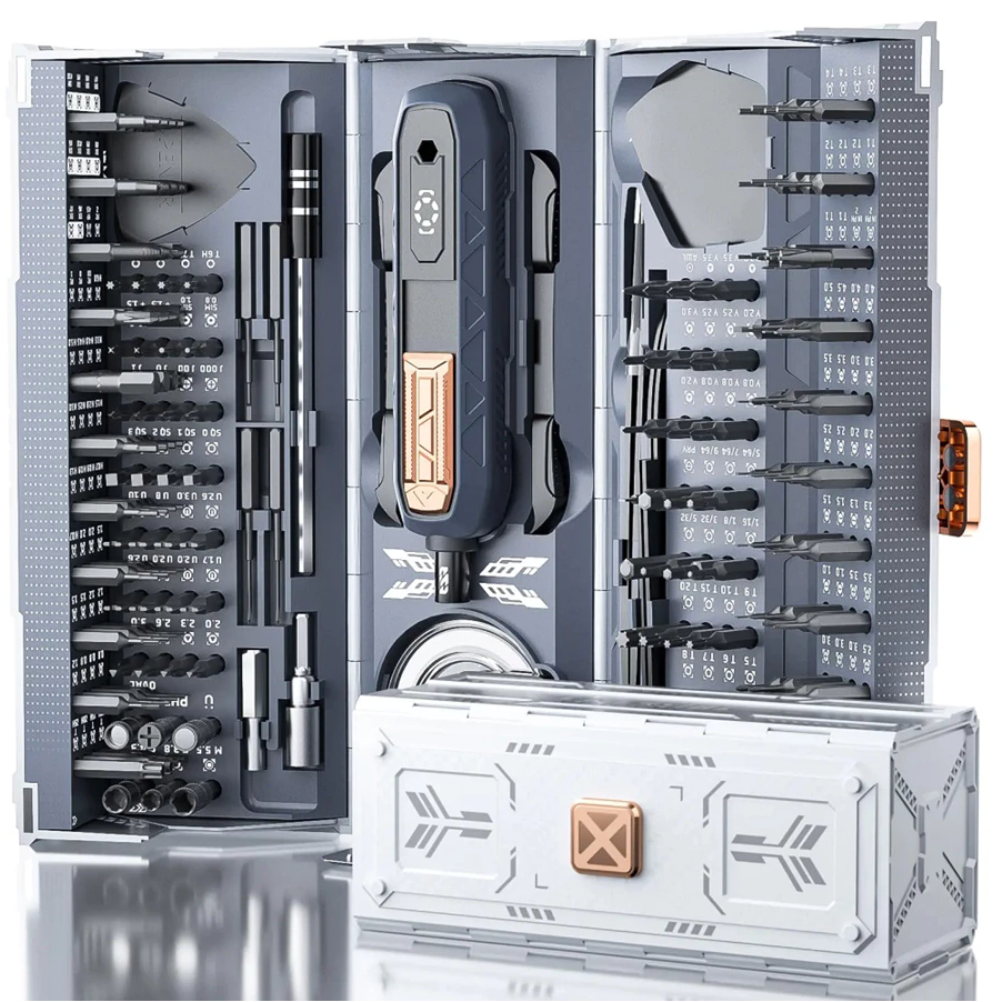 พร้อมส่ง JAKEMY JM-8192 Screwdriver Toolbox 180 in 1 Design By Container แจ็คมาย ชุดไขควง ชุดเครื่อง