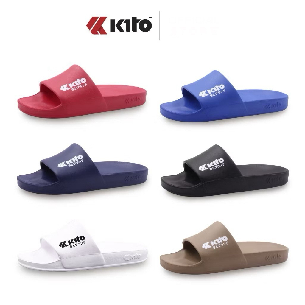 (รองเท้าแตะเด็ก) Kito รองเท้าแตะกีโต้ รุ่น AH98 Size เด็ก 32-35 พื้นนุ่ม ของแท้ 100%