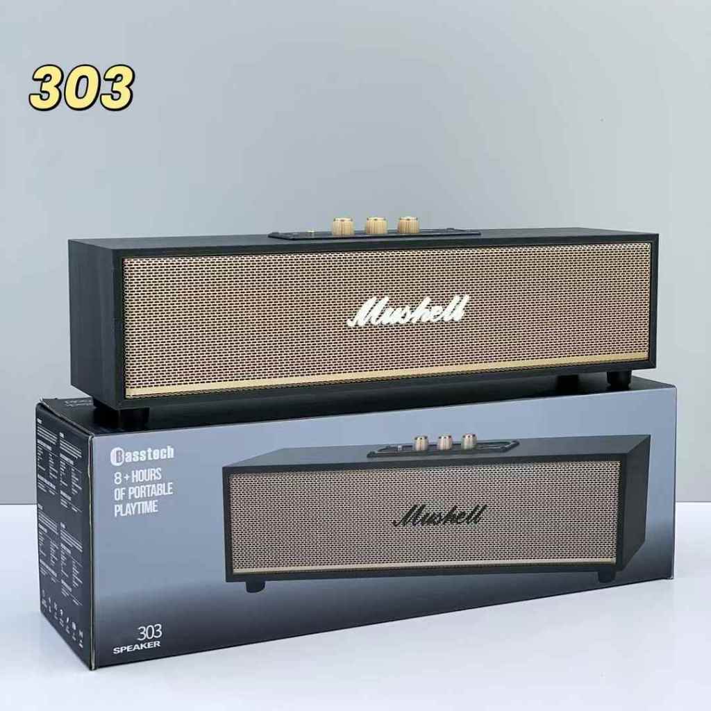ลำโพงบลูทูธ รุ่น XM303 ลำโพงแบตในตัง รองรับการใช้งาน Bluetooth USB ลำโพงพกพา แบตในตัว