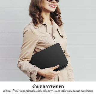 GOOJODOQ คีย์บอร์ดไทย เคสคีย์บอร์ดบลูทูธแบบไร้สาย Keyboard สำหรับ Ipad Pro 12.9 11 Air 4 5 10th Air6