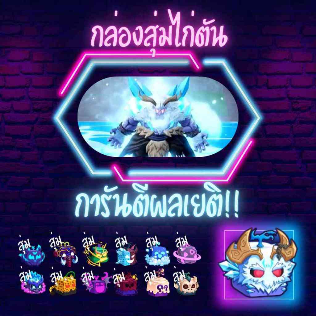 ไก่ตันผลเยติในกล่อง yeti blox fruit