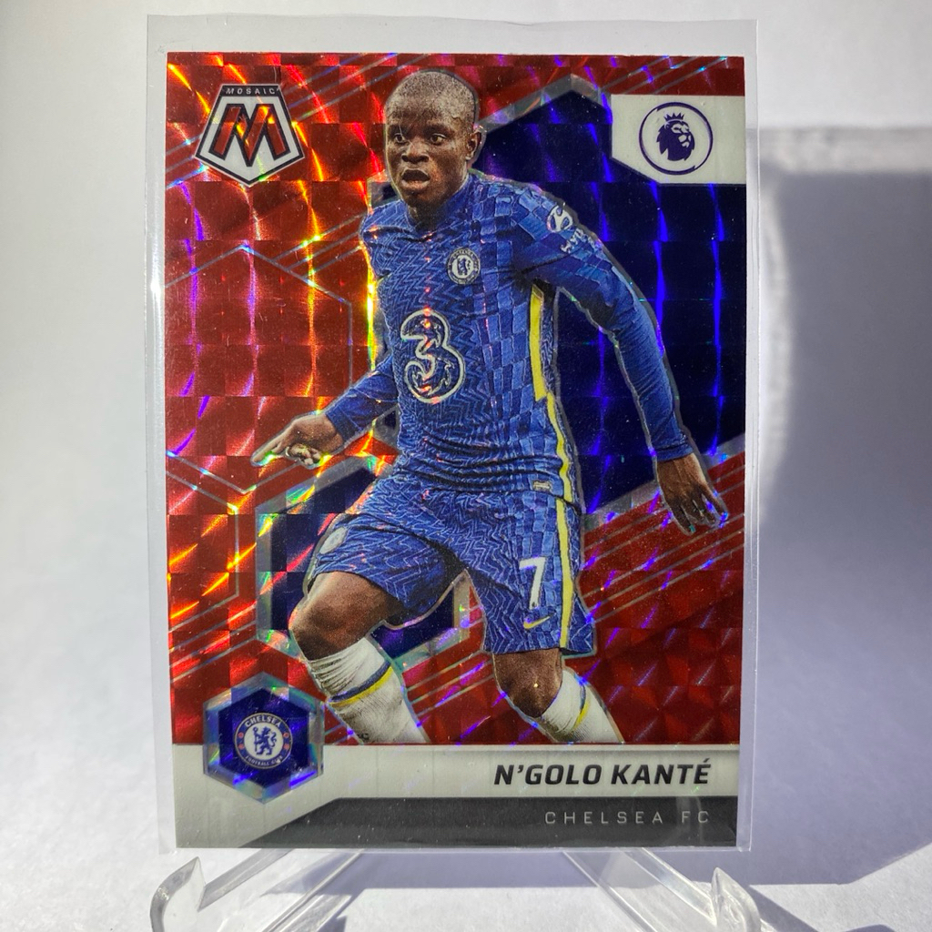 การ์ดนักฟุตบอลสำหรับสะสม N'GOLO KANTE, CHELSEA,  (PRIZM) , PANINI MOSAIC 2022