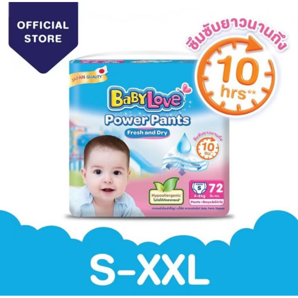 เบบี้เลิฟเพาเวอร์เพ้นท์ ห่อสีฟ้า