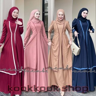 🚛ส่งฟรี+โค้ดลดสุดคุ้ม✅✅โปรเปิดตะกร้า🔥🔥ชุดเดรสอิสลาม ชุดเดรสม…