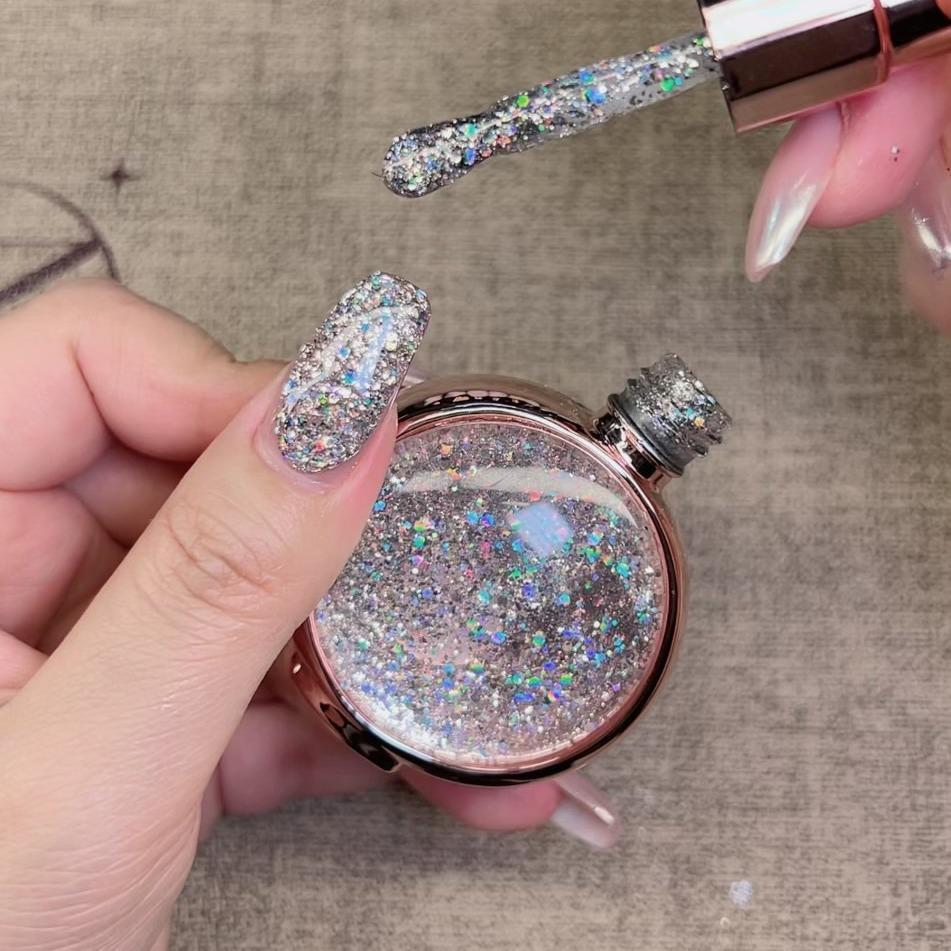 glitter silver สีเจลกากเพชร เบอร์ 32