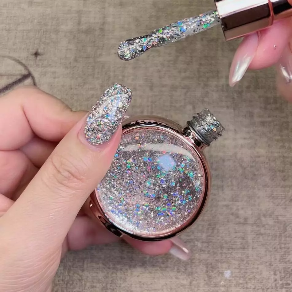 glitter silver สีเจลกากเพชร เบอร์ 32