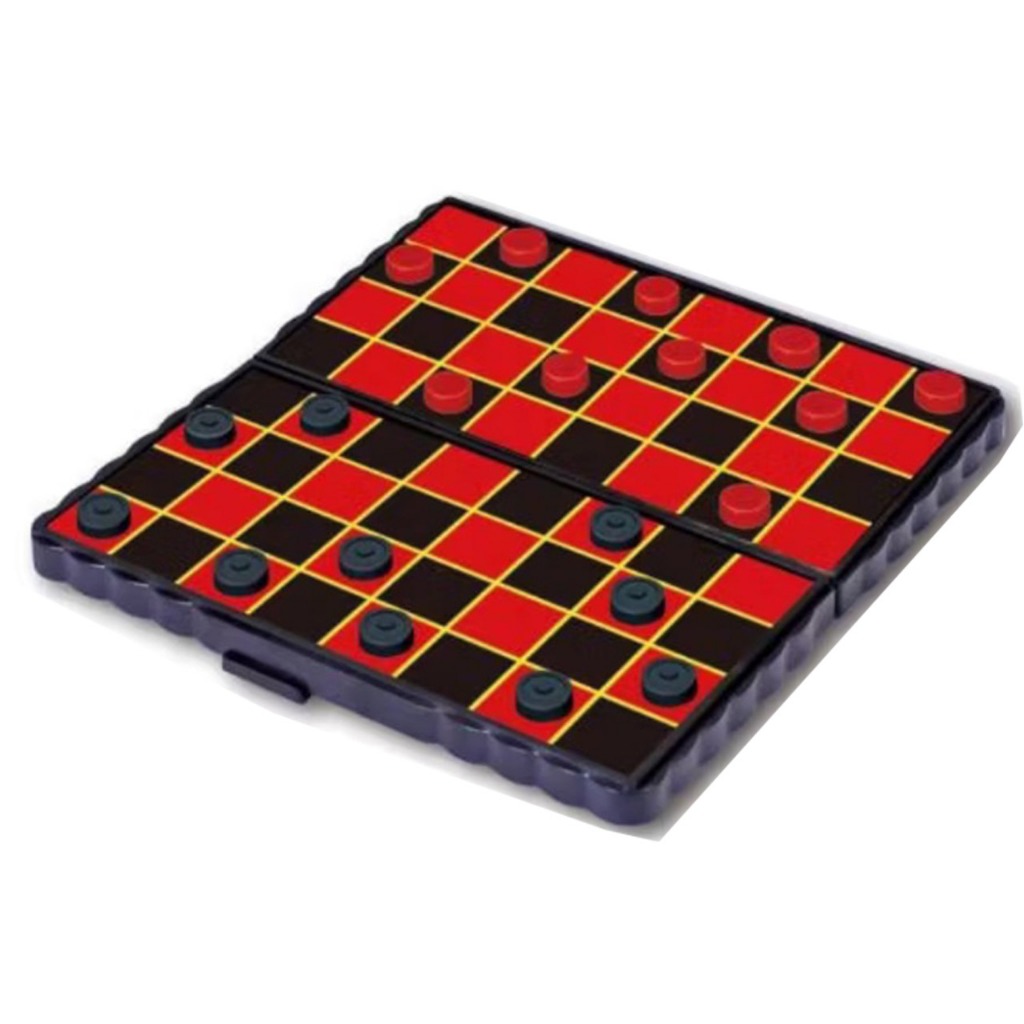 mitr หมากรุก หมากฮอส ขนาดจิ๋ว พกพาสะดวก กระดานแม่เหล็กพับได้ ชุดเกมฝึกสมอง พร้อมส่ง - รูปที่ 4