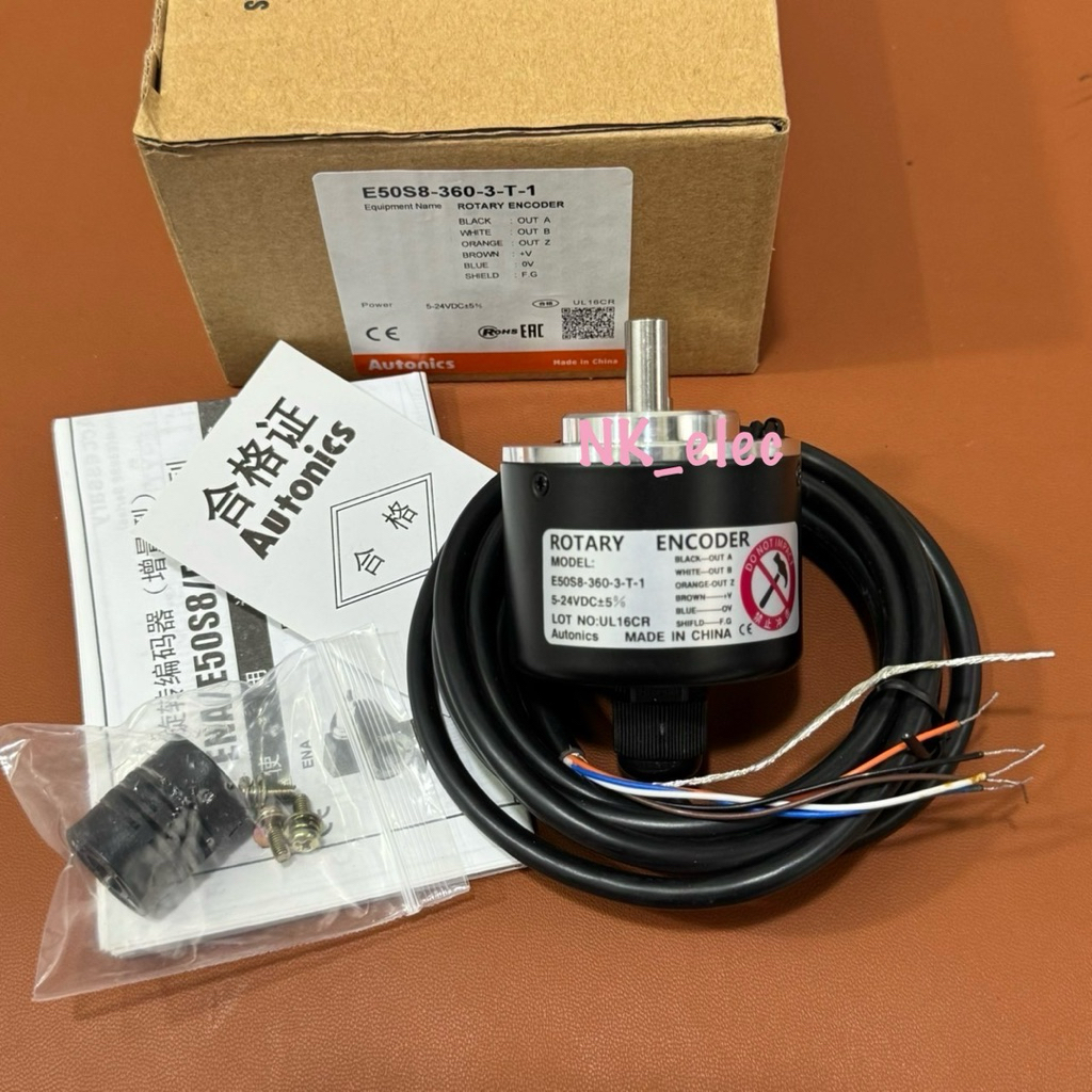 E50S8-360-3-T-1 Encoder 360P/R สินค้าพร้อมส่งในไทย🇹🇭