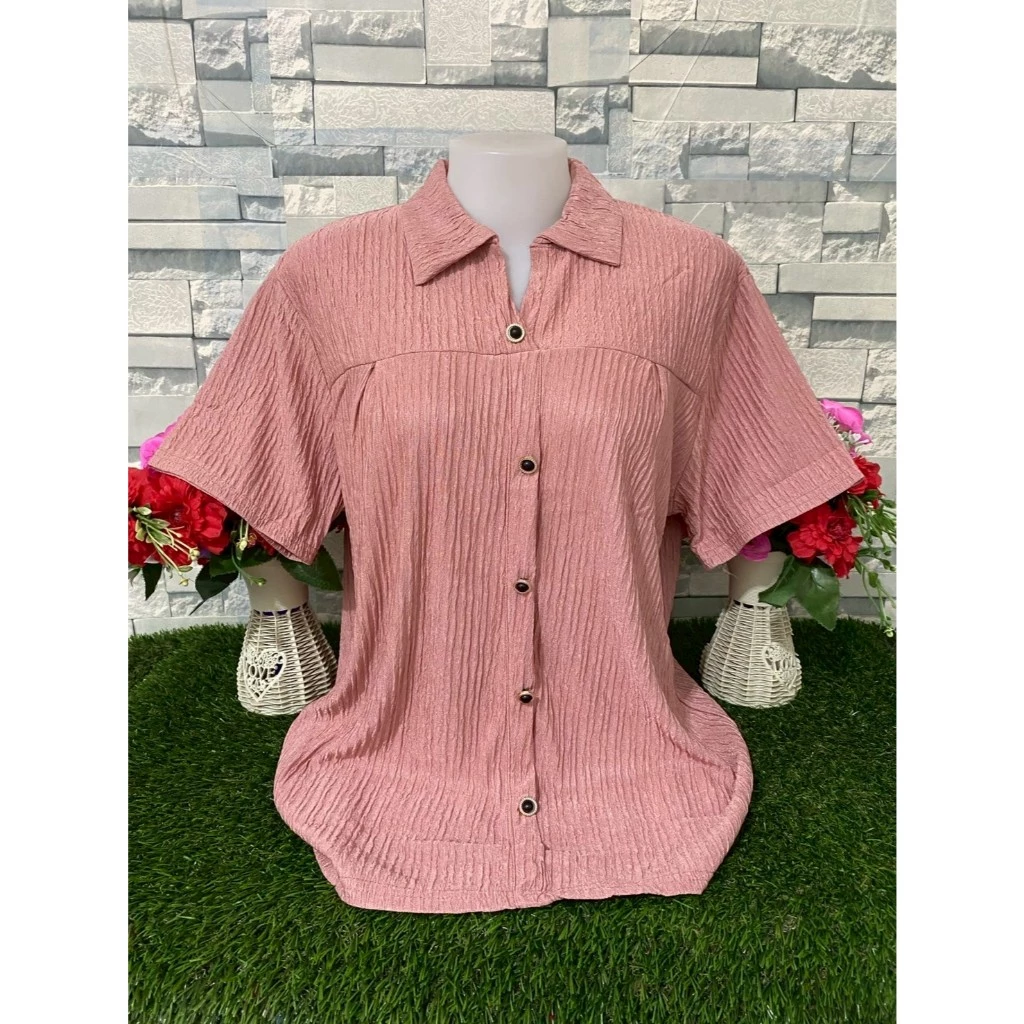 เสื้อสีดำ เสื้อคอปกดำ ผ้าทอฟฟี่สีพื้น อก 40-46นิ้ว เสื้อเชิ๊ตผ้าท็อฟฟี่ ผ้านิ่มใส่สบาย รุ่น202 (ดำมาแล้วค่ะ)