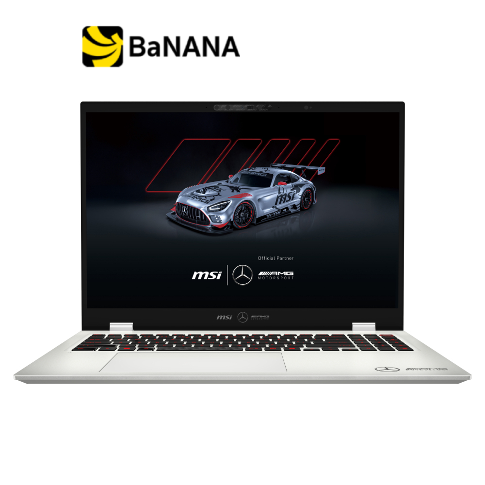 โน๊ตบุ๊ค MSI Prestige 16 AI+ Mercedes AMG B2VMG-091TH Silver by Banana IT