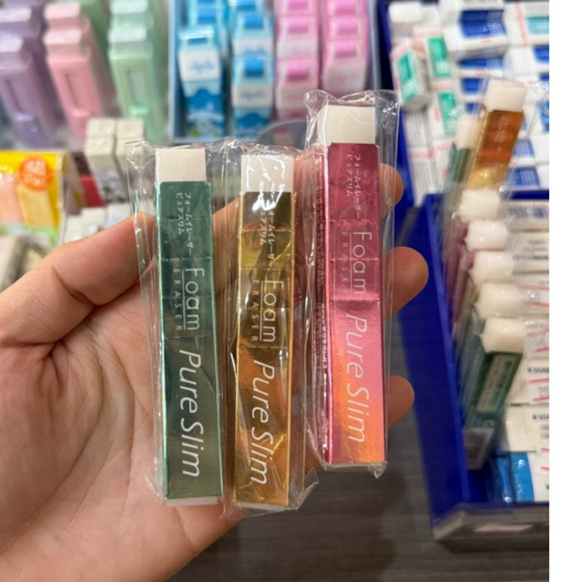 Sakura(ราคาต่อ 1 แท่ง) ยางลบโฟมซากุระ RFPS150 รุ่น Pure slim