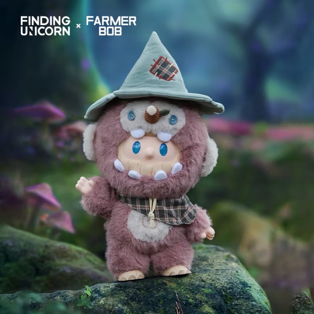 🇹🇭[ของแท้ 100% พร้อมส่ง] FINDING UNICORN FARMER BOB FURRY PUPPET BOB（Limited item-TH