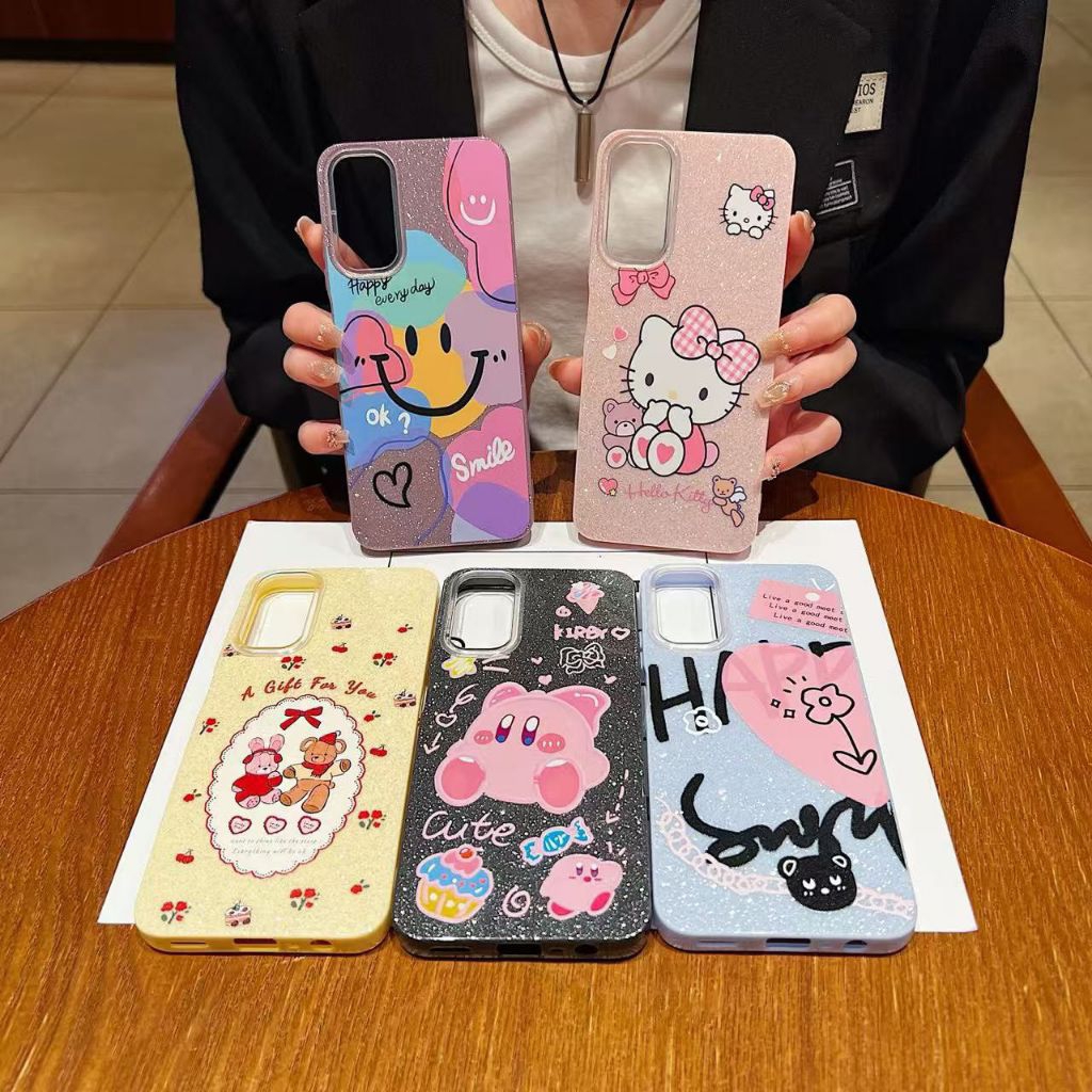 เคสโทรศัพท์ สำหรับรุ่น OPPO A17 A17k งานกากเพชร งานSocool งานการ์ตูนหลายแบบ เคสกันลอยโทรศัพท์ สินค้า