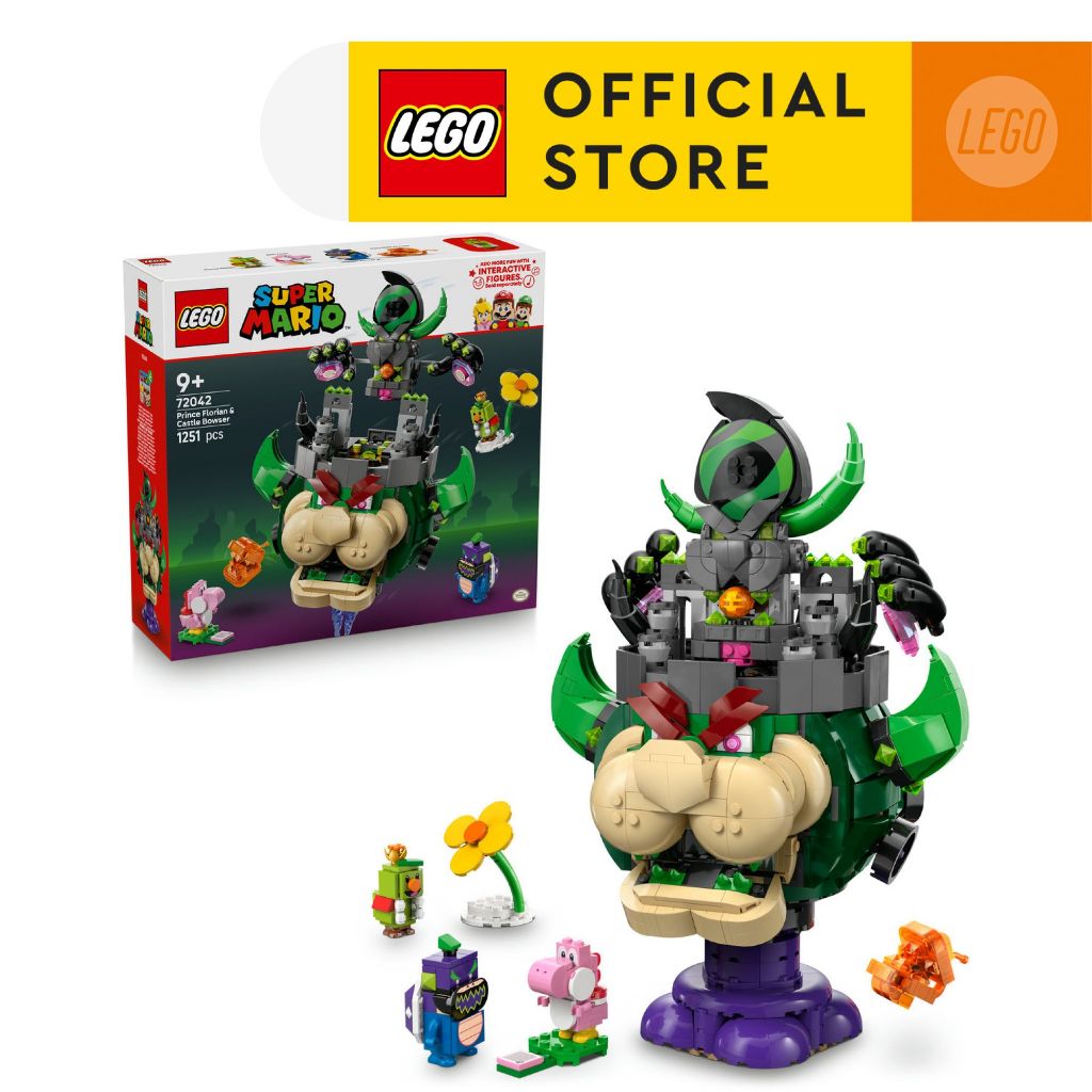 LEGO Super Mario 72042 Prince Florian & Castle Bowser (1251 Pieces)