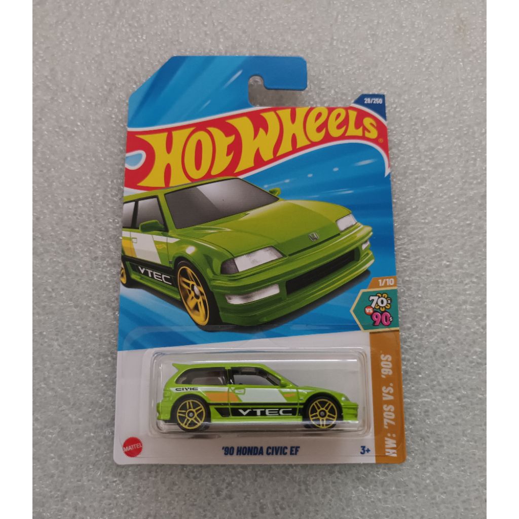Hotwheels 90 honda civic ef