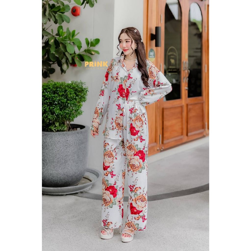 🍒04610/33😍ส่งเช็คสีก่อนสั่งน๊าา🙏🎀ผ้าไหมญี่ปุ่น  🎀อก  50"  🎀เอว  27-44"  🎀สะโพก  48"  🎀กางเกงยาว  40"