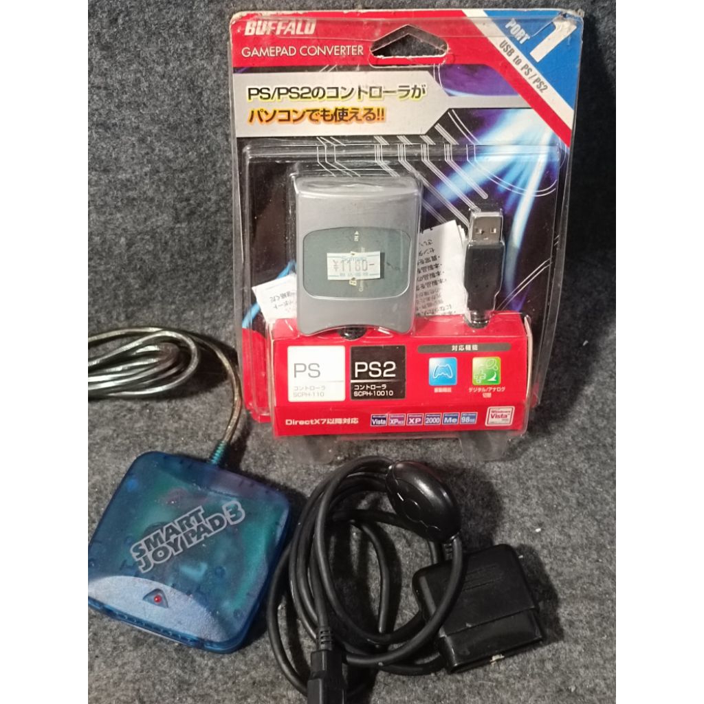 ตัวแปลงจอย PS1, PS2 เป็น USB Controller Converter แปลงจอย Adapter