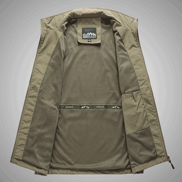 【COD】เสื้อกั๊กผู้ชาย ฤดูร้อน ทหาร เสื้อไม่มีแขน กลางแจ้ง ลำลอง น้ำหนักเบา ระบายอากาศ Waterproof - รูปที่ 3