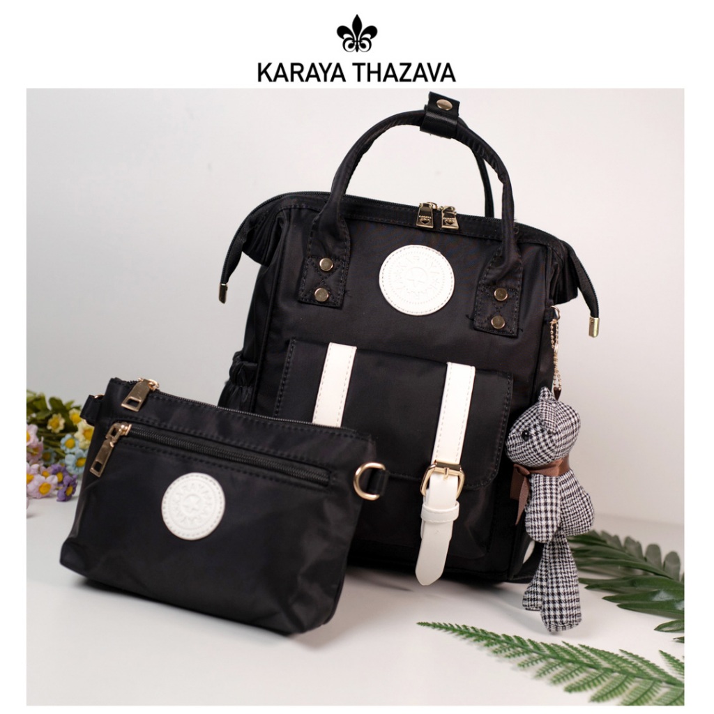กระเป่าเป้แบรนด์🎀KARAYA THAZAVA🎀แบรนด์แท้ รุ่น(7539)