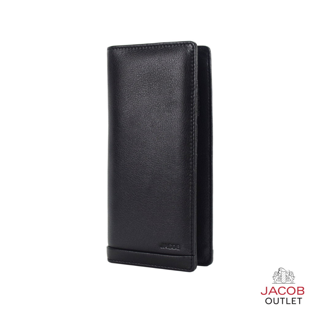 JACOB กระเป๋าสตางค์ชายหนังนิ่ม ทรงยาว พร้อมช่องใส่รูปภาพ รุ่น 22611