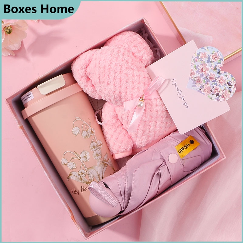 Gift Set Birthday Gift กล่องของขวัญสําหรับเพื่อนที่ดีลูกค้าองค์กรของที่ระลึกงานแต่งงาน