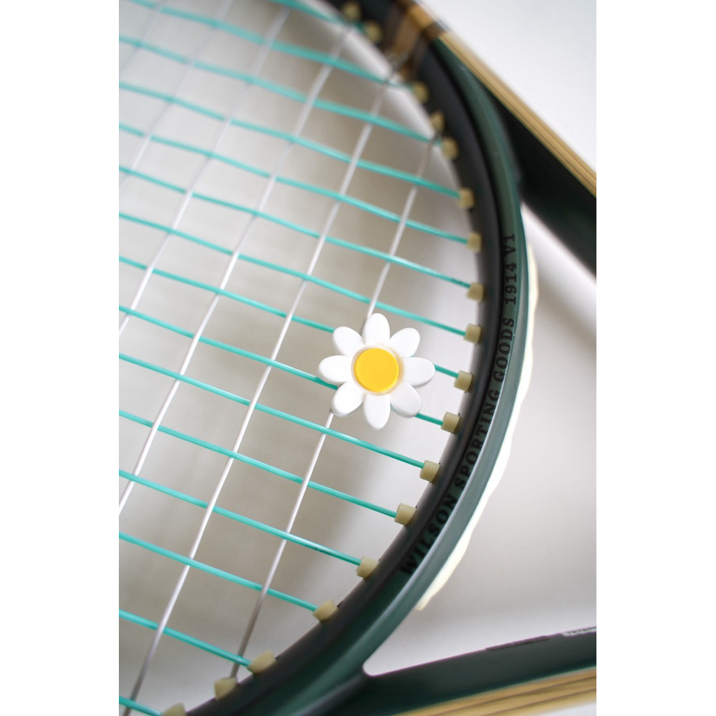 (พร้อมส่ง) กันสะเทือน ดอกเดรซี่ dampener tennis - รูปที่ 2