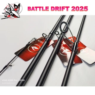 คันตีเหยื่อปลอม Ryoko Battle Drift 2025 Hi-power x-cross ขนาด 6.7ฟุตและ 7ฟุต เวท 8-20lb คันท่อนเดียว