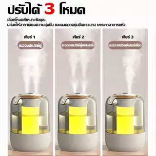💧คู่หูเครื่องปรับอากาศ💧Xiaomai เครื่องพ่นอโรม่า 3L การตรวจจับความชื้น ให้ความชุ่มชื้นตลอดวัน แถมน้ำมันหอม4ขวด เครื่องพ่น