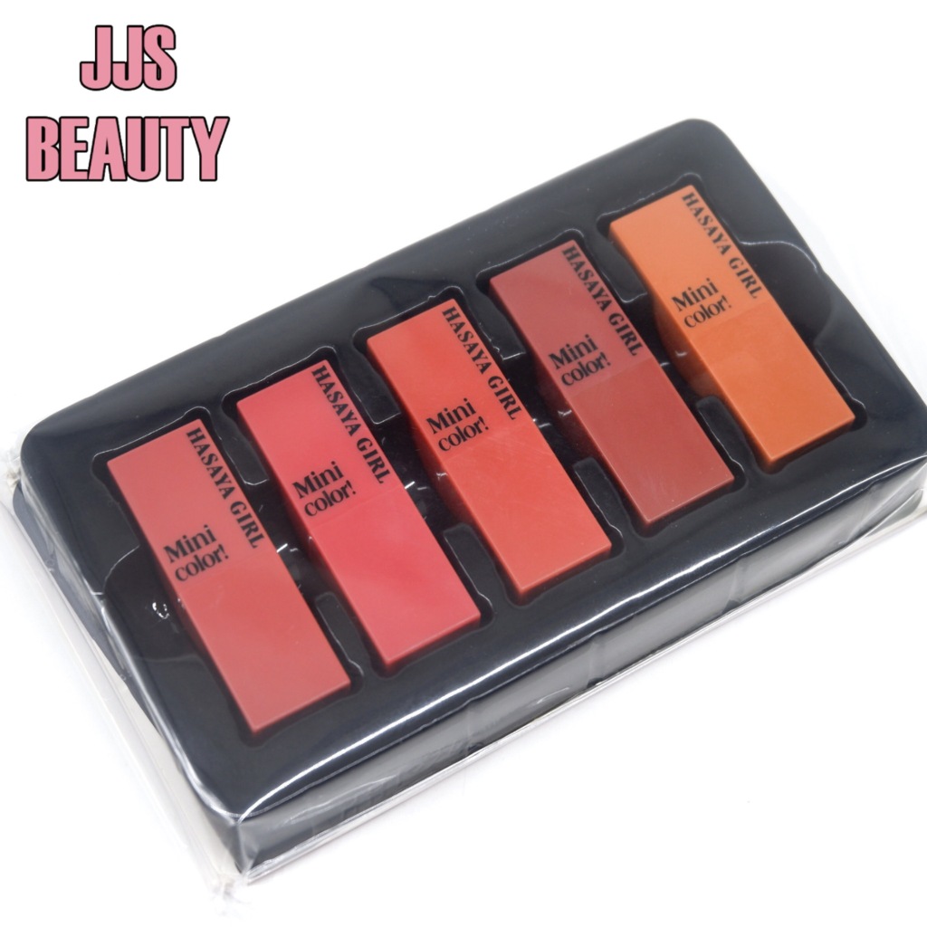 {เซต} HASAYA GIRL Mini Color Lipstick ลิปสติกแมทต์ สีสวยชัด เติมเต็มริมฝีปาก (ไม่มีกล่อง)