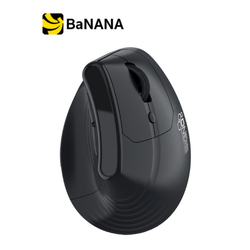 เมาส์เกมมิ่ง Signo Gaming Mouse BM-192 Bluetooth + 2.4G Wireless Ergonomic Black by Banana IT