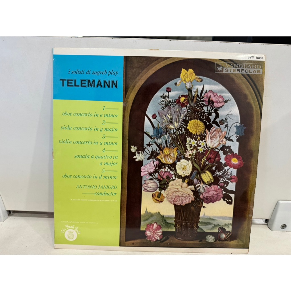 1LP Vinyl Records แผ่นเสียงไวนิล  i solisti di zagreb play TELEMANN     (J4C206)