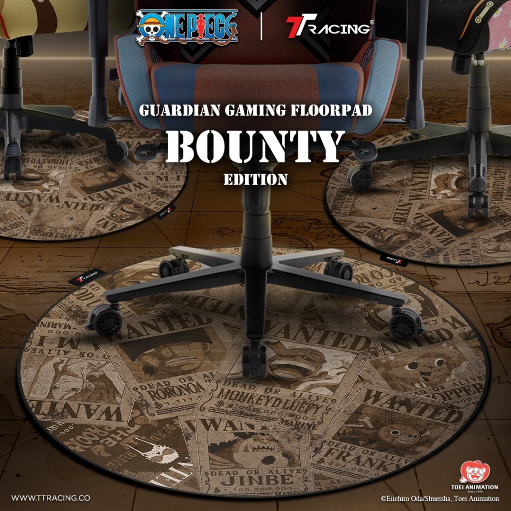 TTRacing Guardian Gaming Floorpad แผ่นรองพื้นสำหรับเล่นเกม - One Piece Bounty Edition