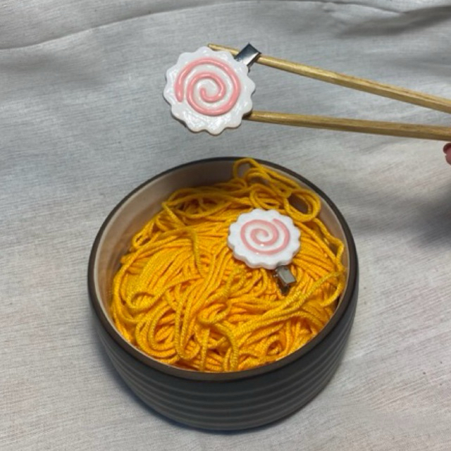 (เติมของปลายกันยา) กิ๊บดินปั้น แฮนด์เมด นารูโตะมากิ 🍥 | ราคาต่อ 1 ชิ้น