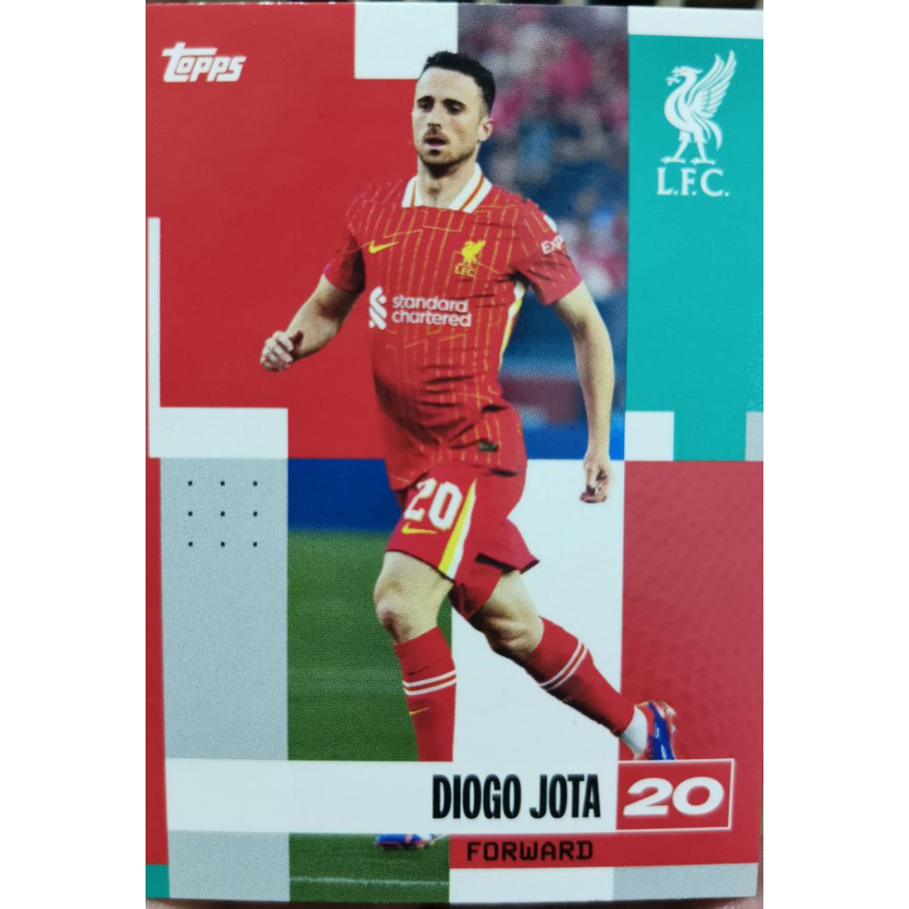 Diogo Jota - TOPPS Liverpool Team Set 2024/25