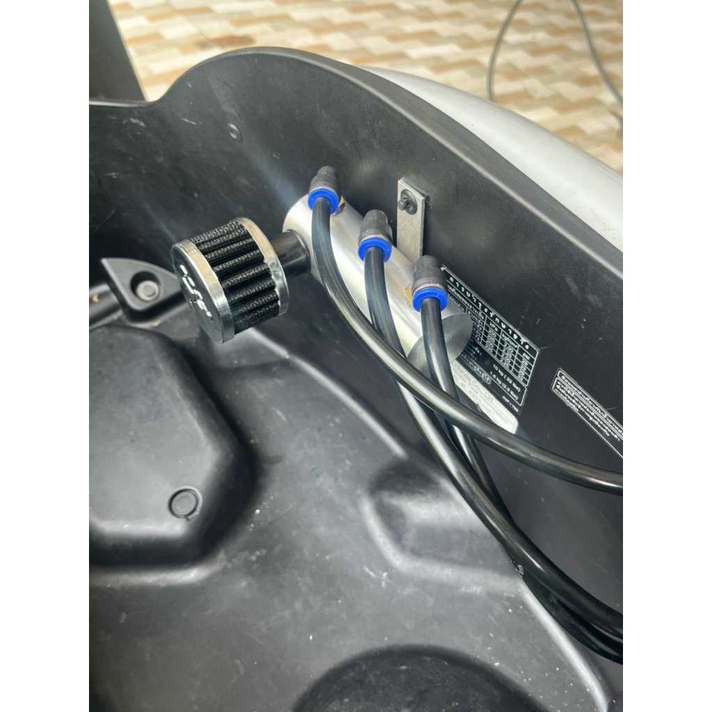 ถังดักไอระบายไอน้ำมันเครื่อง พร้อมสาย รถจักรยานทุกรุ่น เวฟ ดรีม giorno pcx