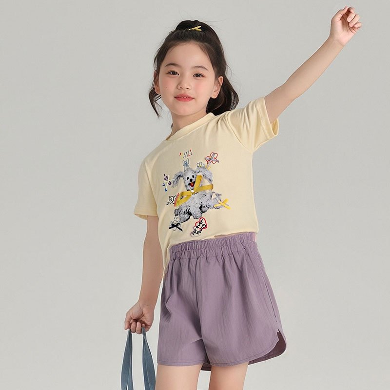 เสื้อเด็ก เสื้อยืดคอกลม แขนสั้น คุณหนู น่ารักก 2025 - รูปที่ 6