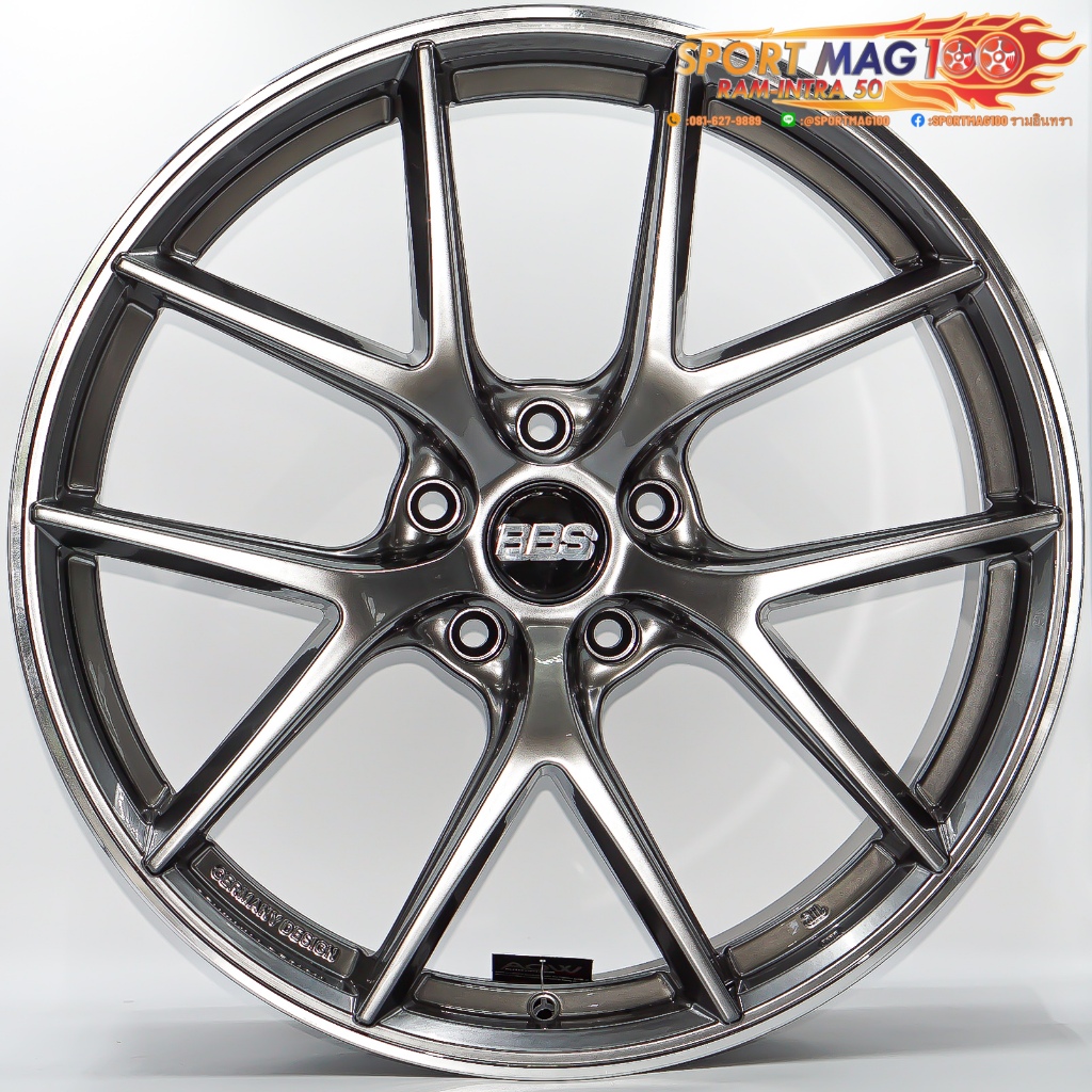 ล้อแม็กใหม่เบา Flowformig AOW CIR 5รู120 ET35 ไฮเปอร์แบล็ค 8.5-20นิ้ว (ราคา4วง)