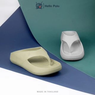 Hello Polo รองเท้าแฟชั่นผู้หญิง รองเท้าแตะลําลอง แบบหนีบ ทนต่อการสึกหรอ กันลื่น แฟชั่น ทนต่อการสึกหรอ เบาสบาย HP8038