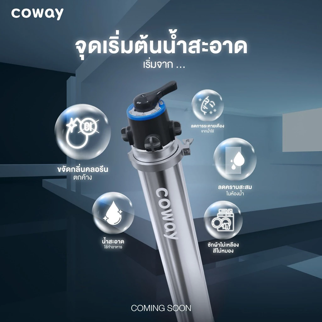 [ทักแชทรับโค้ด]🔥โปรx6.6🔥เครื่องกรองน้ำใช้ ภายในบ้าน Coway รุ่น POE-23A กรองจบรอบบ้าน thumbnail 6