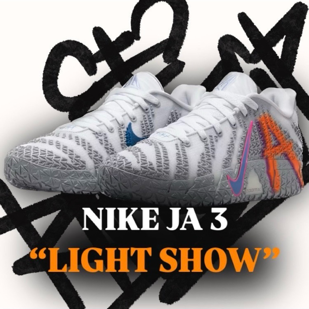 ‼️NIKE JA 3‼️LIGHT SHOW🌅ของเเท้💯ถูกสุด‼️