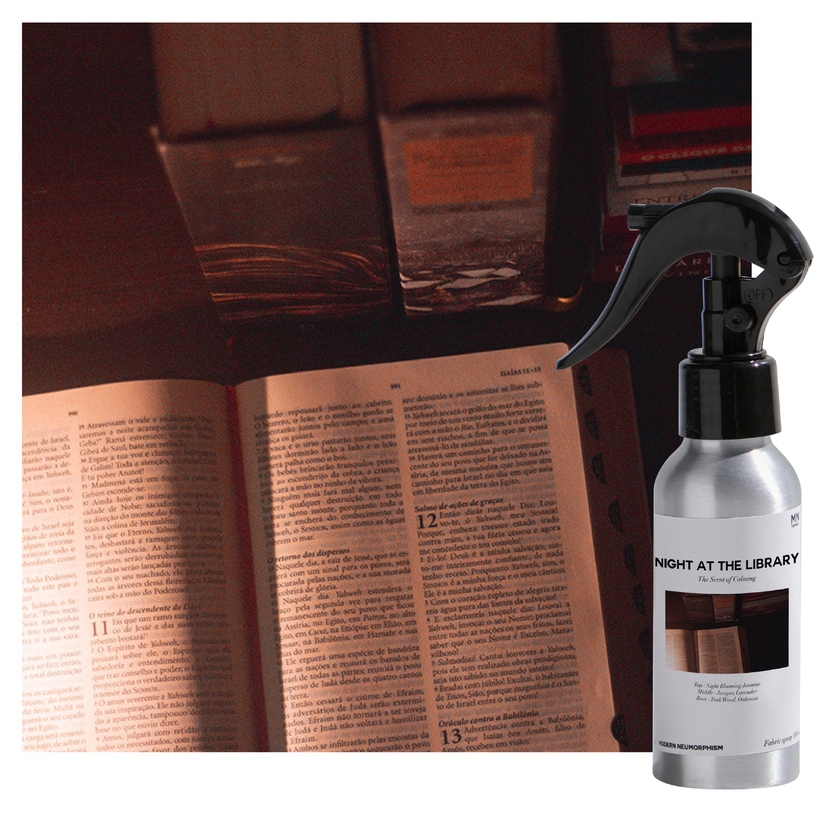 MN Formula Fabric Spay กลิ่น Night at the Library กลิ่นห้องสมุดยามค่ำคืน ช่วยสมาธิ