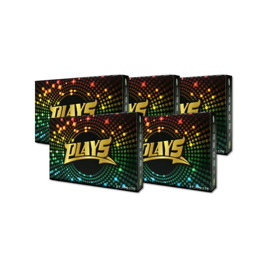 PLAYS อาหารเสริม ขนาด 4 แคปซูล x 5 กล่อง