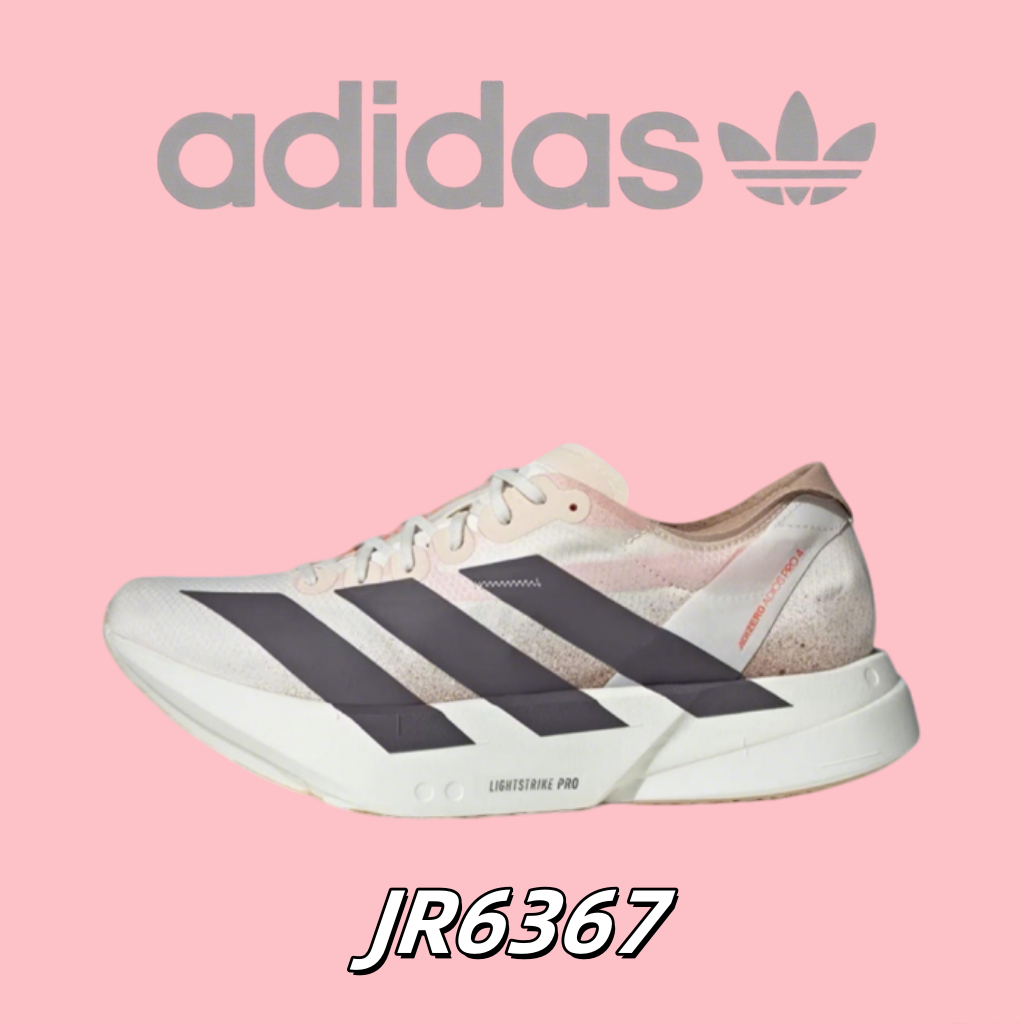รับประกันสินค้าแท้ 100 % 👟adidas Adizero Adios Pro 4  JR6367  รองเท้าผ้าใบสำหรับผู้ชาย และผู้หญิง