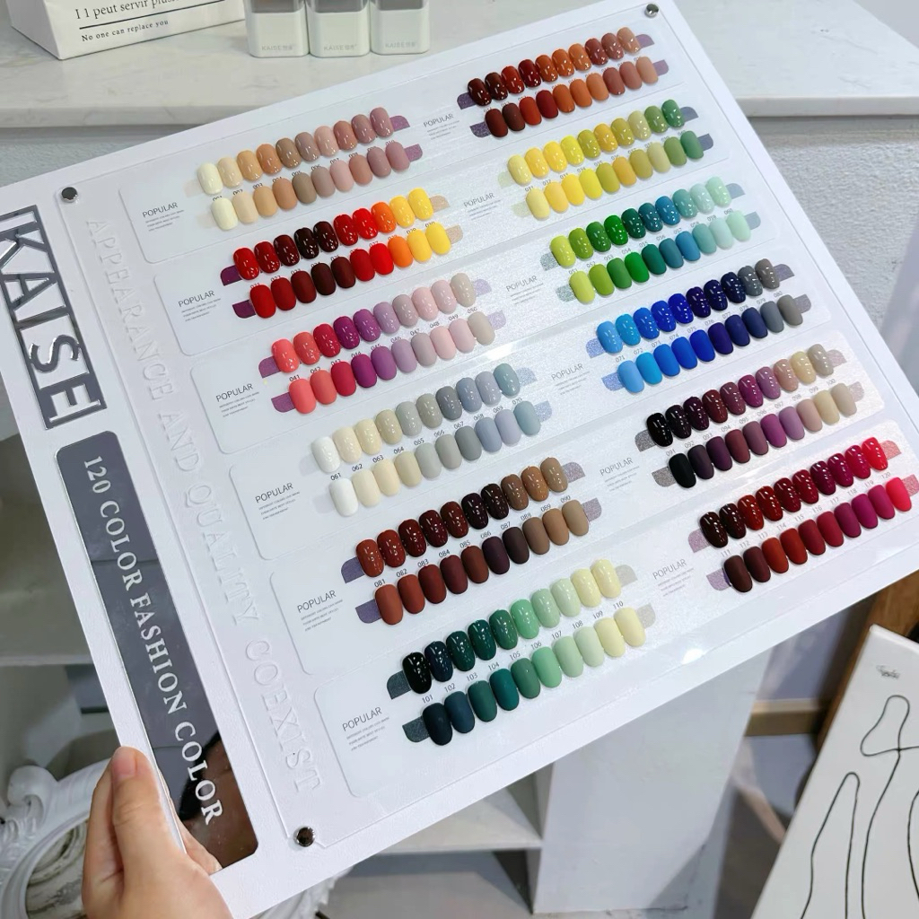 🇨🇳เซตสีเจล kaise 120 สี