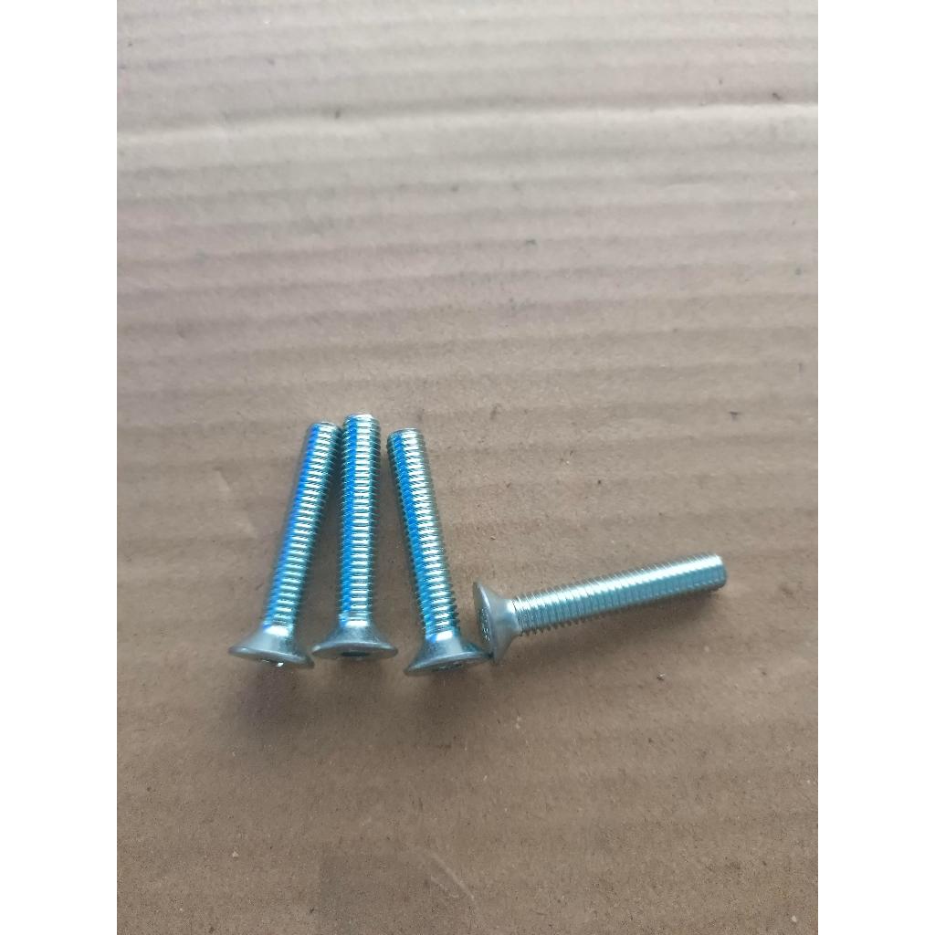 FMS-6X35(W)น็อตหัวจมเตเปอร์ เกลียวตลอด M6X35-1.0F สินค้าคงเหลือ/ชิ้น = 169 (PK-B023)