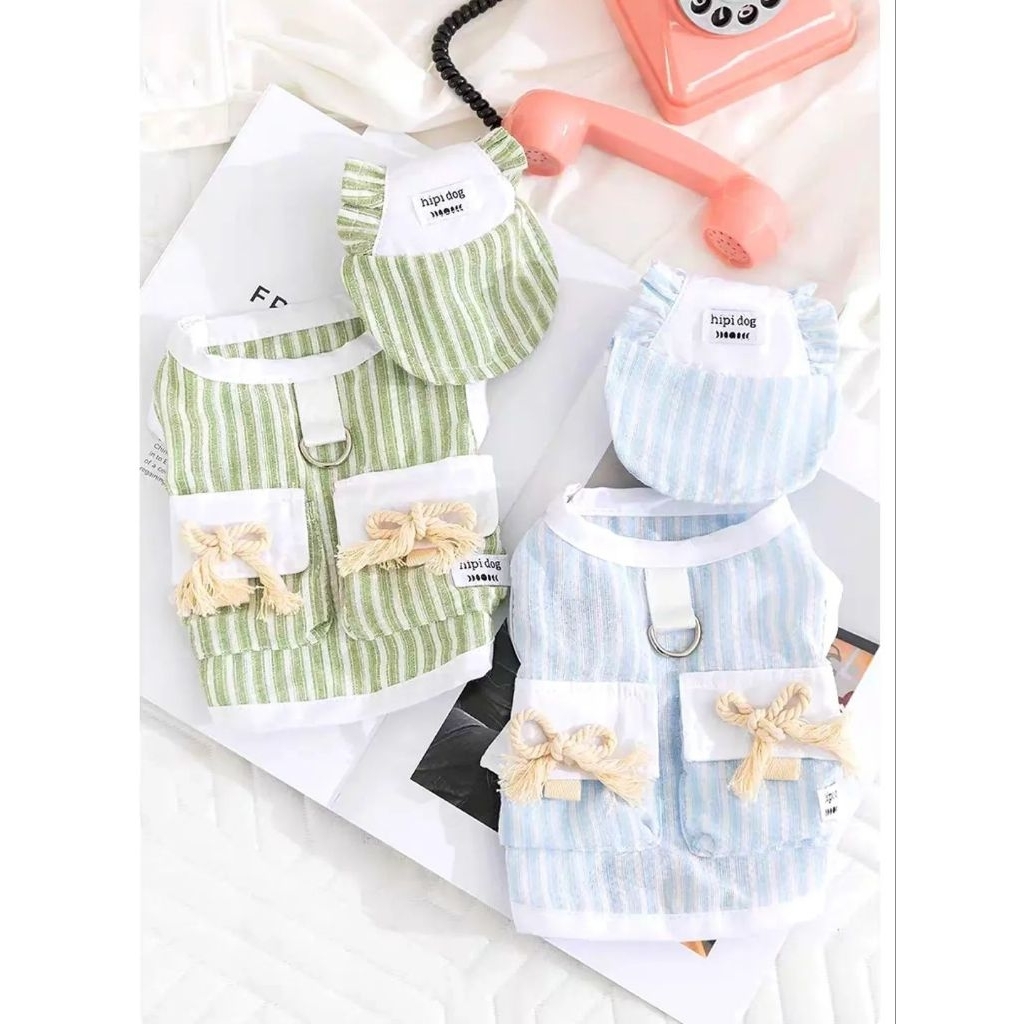 🎈พร้อมส่ง🎈My cozy Day (ชุด+หมวก) ชุดหมา ชุดแมว