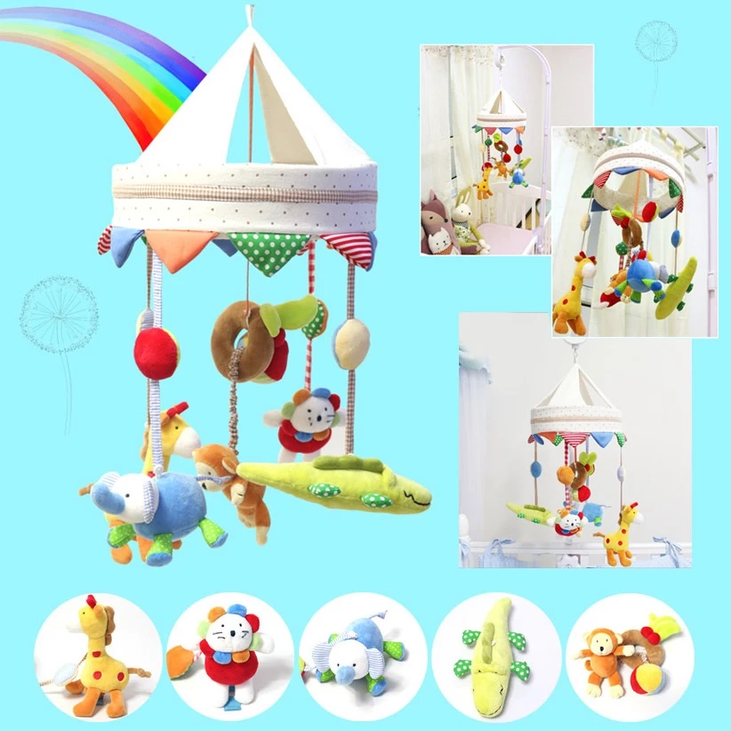 Smart kiddy shop โมบายติดเตียง โมบายเด็ก โมบายดนตรี 35 เพลง : Animal (ของเล่นเสริมพัฒนาการเด็ก )