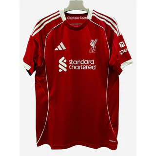 เสื้อทีมฟุตบอล ลิเวอร์พูล 2025/26 HOME เกรดแฟนบอล